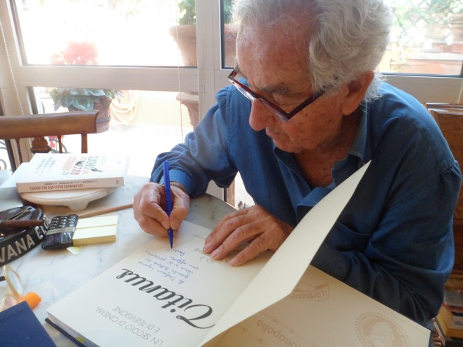 Nello studio privato di Carlo Gregoretti