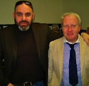 Stefano Loparco e Gian Paolo Pelisini, critico cinematografico del Messaggero Veneto