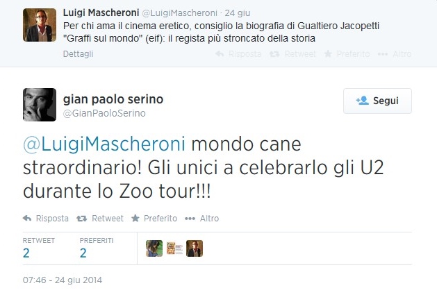 Luigi Mascheroni (Il Giornale) consiglia Graffi sul mondo