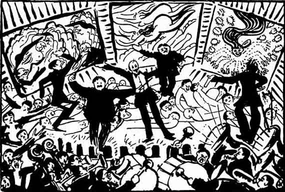 Immagine mostra. Marinetti
